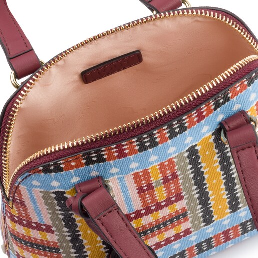 Mini multi-burgundy Alicya Bowling bag