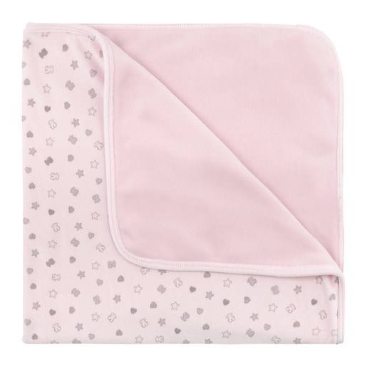 Baby Bear swaddle blanket in Pink