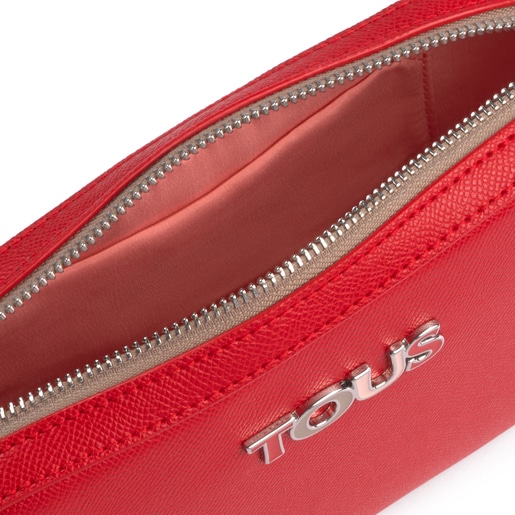 حقيبة خصر New Essence بحزام يلتف حول الجسم باللون الأحمر