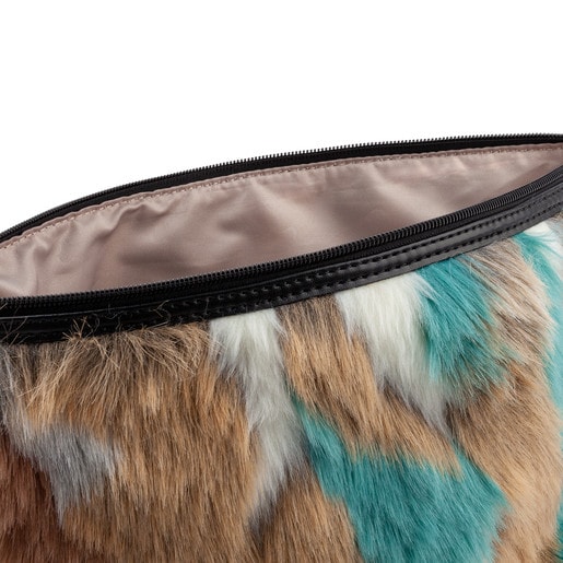 Medium multi-brown Kaos Shock Warm Handbag