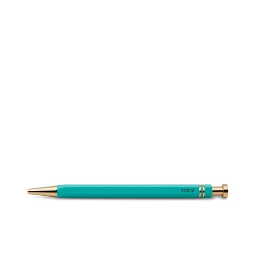 Green and gold IP colored TOUS Camee Pen