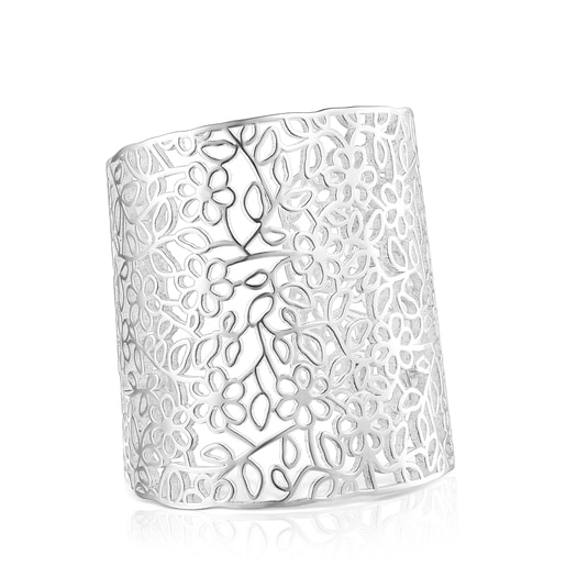Wide Silver Antic Bracelet TOUS