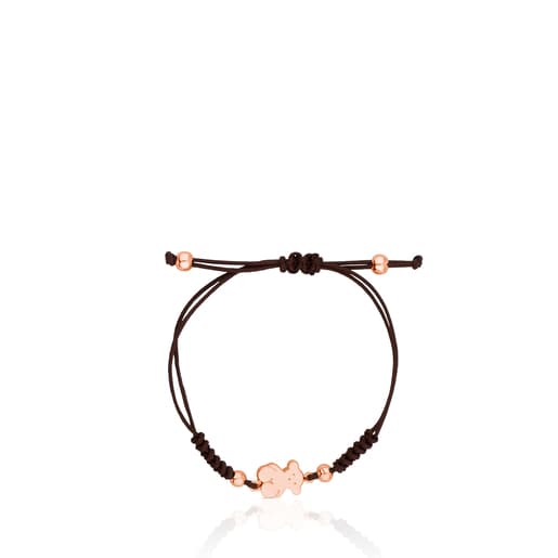 Rose Silver Vermeil Sweet Dolls bear Bracelet | TOUS