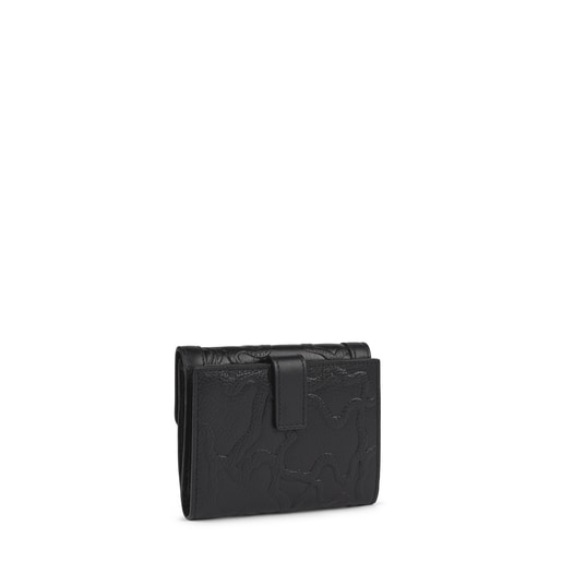 Маленький кошелек TOUS Icon из черной кожи