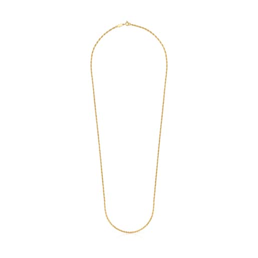 Cadena mitjana TOUS Chain cordó amb bany d'or 18 kt sobre plata