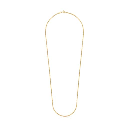 Tous Chain - Łańcuszek z żółtego srebra Vermeil 70 cm