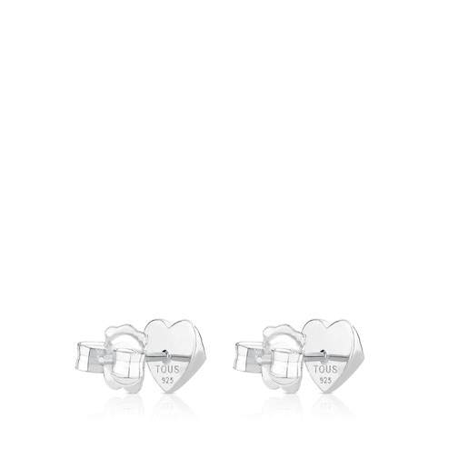 Silver Tack Earrings