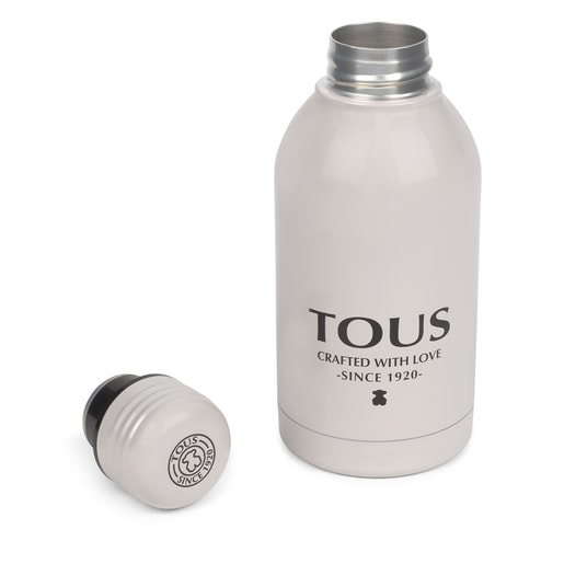 Pack thermos bottle and cover Kaos in beige