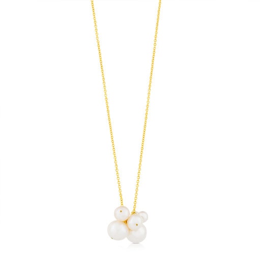 Vermeil Silver Sul Necklace with Pearl