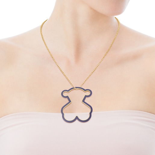Collar tous 2024 silueta plata