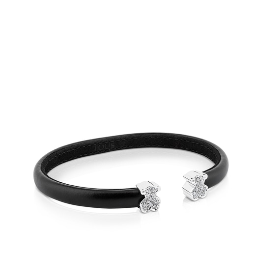 White Gold TOUS Bear Bracelet