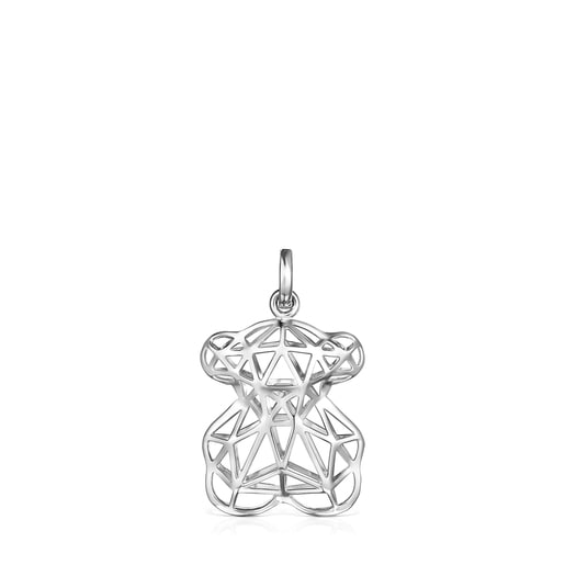 Pendentif Sketx Line moyen en Argent