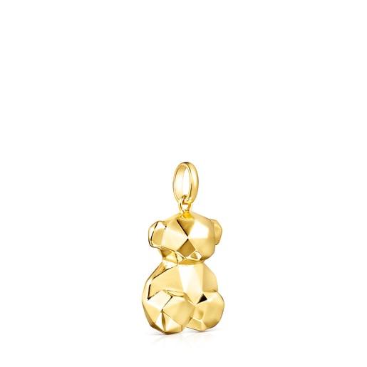 Colgante mediano Sketx con baño de oro 18 kt sobre plata
