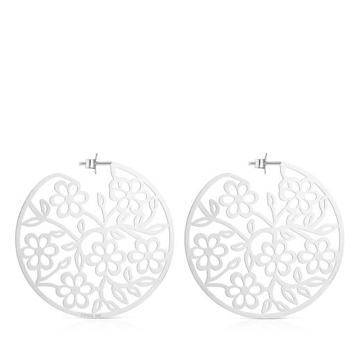 Aros grandes Antic de plata