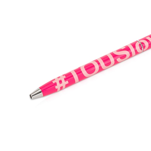 Tous Lovers fuchsia lacquered ballpoint pen | TOUS