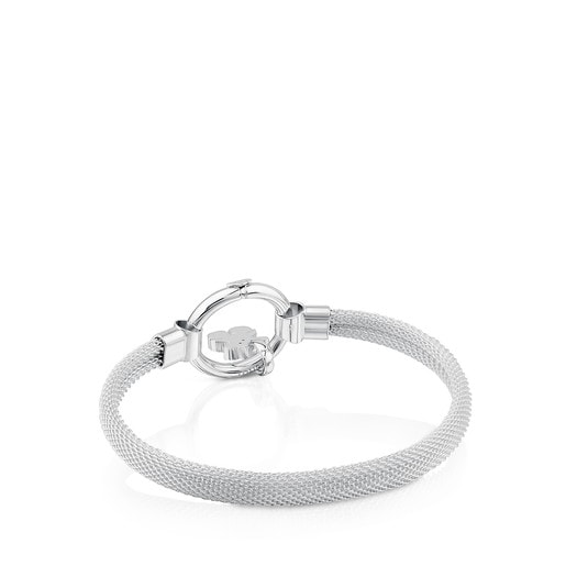 Medium Silver Hold Bracelet