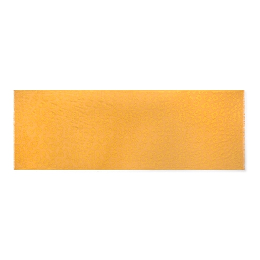 Foulard Granate Leo em Jacquard amarelo