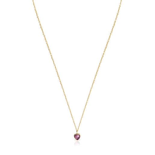Gold and Amethyst Glory Necklace