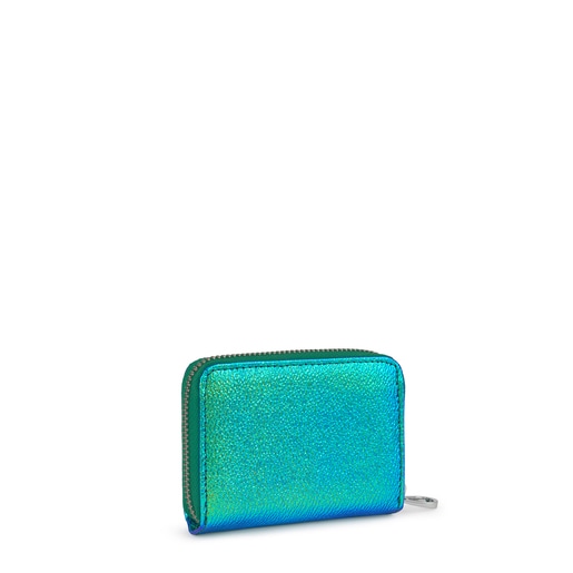 محفظة نقود Dorp متوسطة الحجم باللون الأخضر المتقزّح