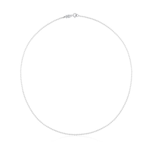 Chaîne TOUS Chain moyenne en Argent avec billes de 1,8 mm, 50 cm.