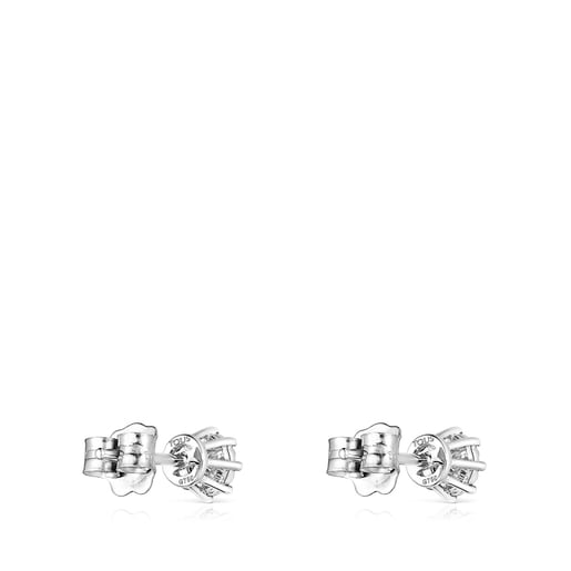 White Gold TOUS Les Classiques Earrings with Diamonds. 0,31ct.