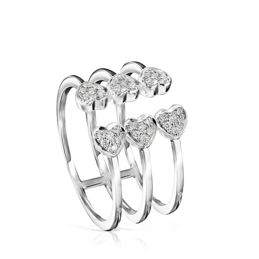 Anillo tous corazones clearance