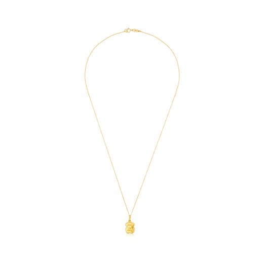 Collar Oso Lingote de Oro-Limited Edition