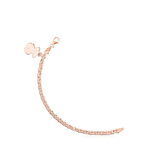 Pulsera Sweet Dolls con baño de oro rosa 18 kt sobre plata