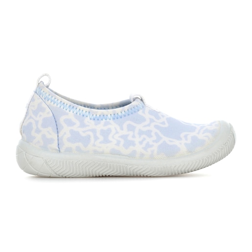 Escarpines B.Kaos Ink Azul celeste