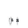 Silver Gen earrings with Spinel