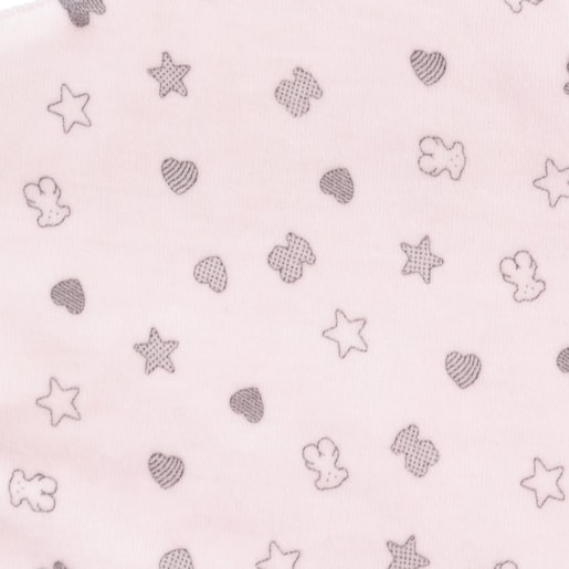 Baby Bear star comforter in Pink