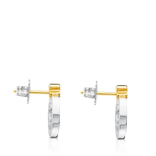 Silver and Vermeil Silver Origen Earrings