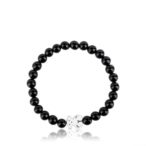 Silver Sweet Dolls Bracelet with Onyx