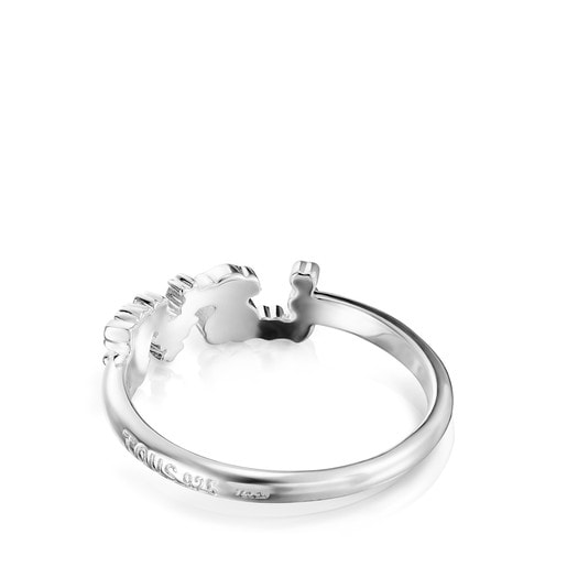 Silver San Valentín love Ring