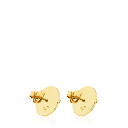 Vermeil Silver Super Power Earrings with Gemstones