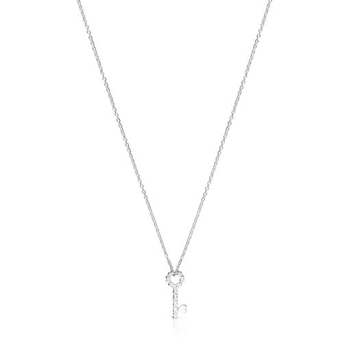 Schlüssel-Halskette San Valentín aus Silber