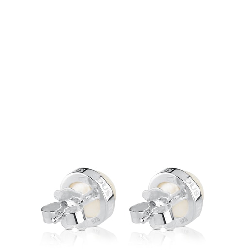 Silver and mother of pearl Earrings TOUS Nacars | TOUS