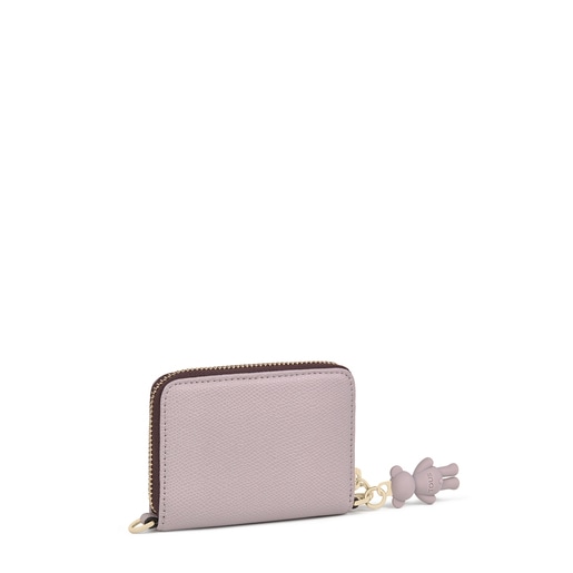 Medium mauve colored TOUS Pop pendant Change purse