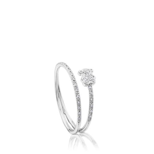 Tous Diamond – Prsten z bílého zlata s diamanty