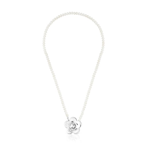 Collar Fragile Nature de perlas y plata