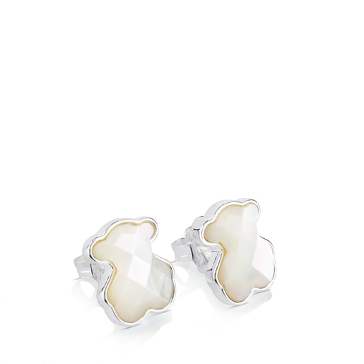 Silver TOUS Nacars Earrings with mother-of-pearl