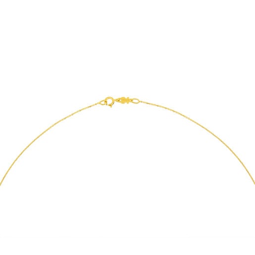 Collier ras du cou TOUS Chain en Or avec petits anneaux, 45 cm.