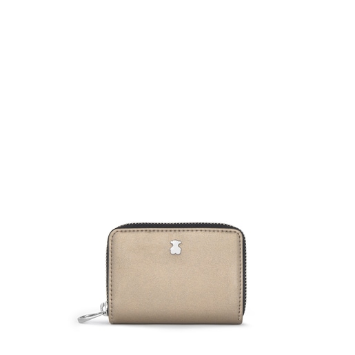 Medium Gold colored Dorp Change Purse