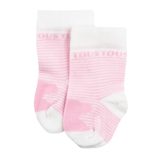 Set calcetines rayados Sweet Socks Rosa