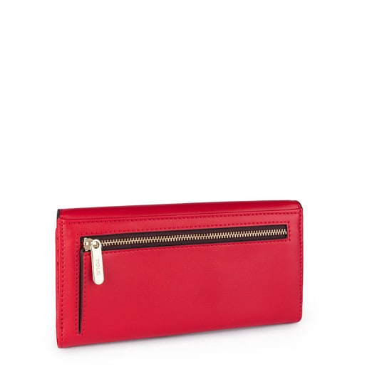 Portefeuille Hold moyen rouge
