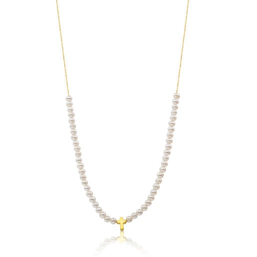 Gold Sweet Dolls XXS Necklace with Pearl