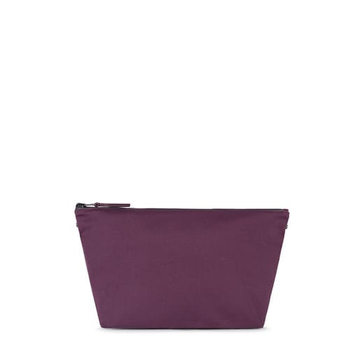 Small burgundy-gray Kaos Shock Reversible Handbag