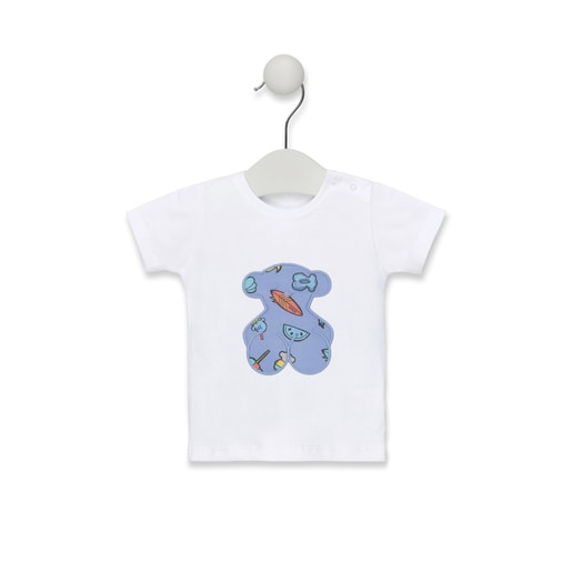 Camiseta de playa Beach Azul Celeste
