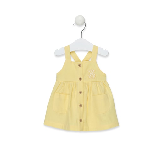 Vestido de alças Yellow Amarelo