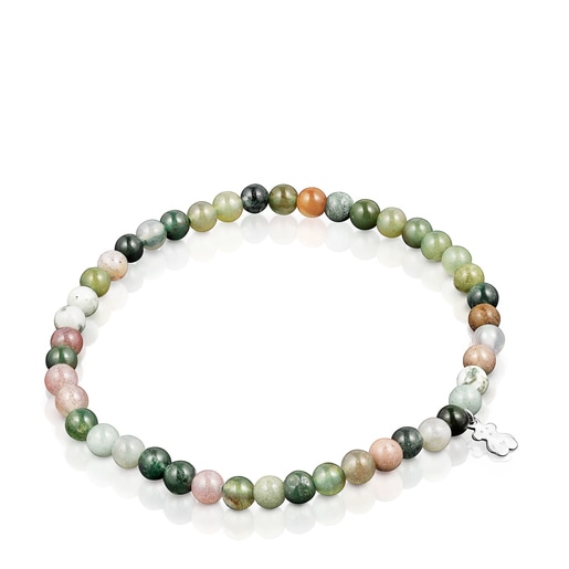 TOUS Good Vibes Mama Bracelets set with Agates and Pearls